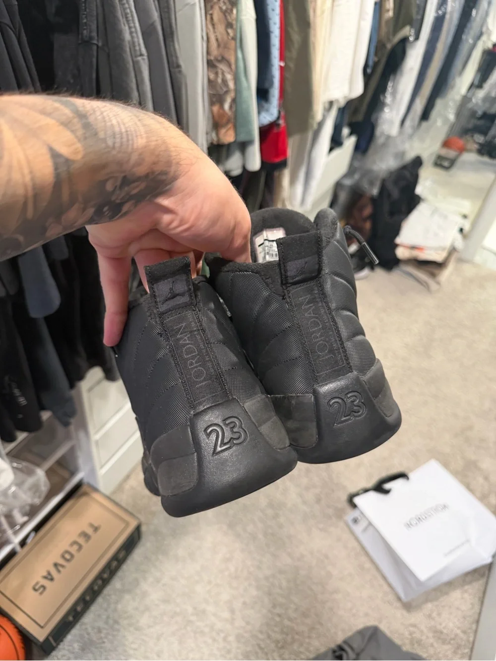 Air Jordan 12 Retro Winter Black